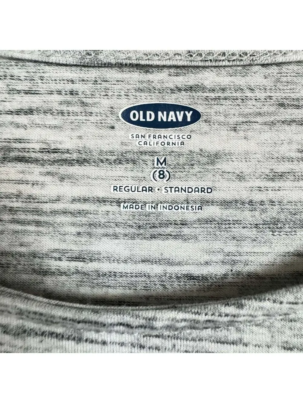 Old Navy Gray Long Sleeve T-shirt Girl's Size Medium